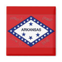 Arkansas Flag Magnet by deesbasenjis Arkansas Flag Magnet