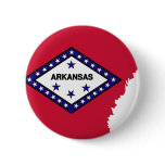 Arkansas Flag Map Pin