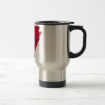 Arkansas Flag Map Coffee Mugs