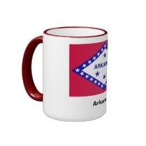 Arkansas Flag Mug by jacinto888 Arkansas Flag Mug