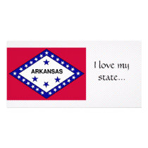 Arkansas Flag Photo Card