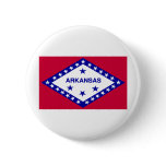 Arkansas Flag Pinback Button