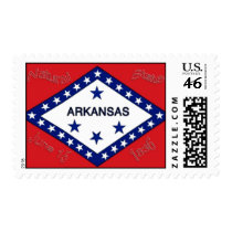 Arkansas Flag Postage