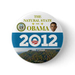 ARKANSAS for Obama 2012 political pinback button