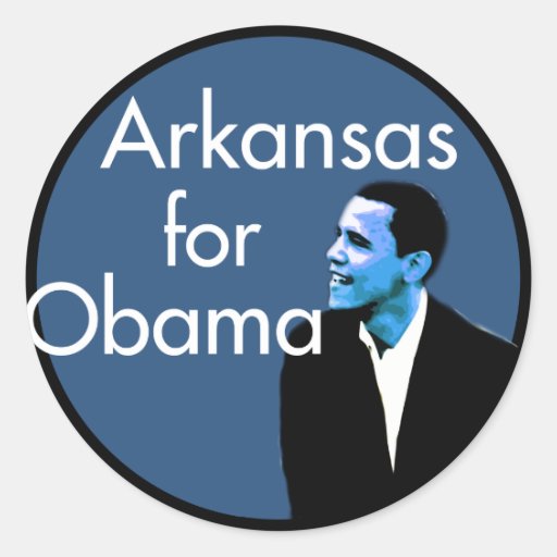 Arkansas for Obama Stickers