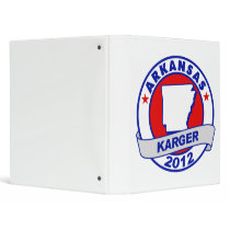 Arkansas Fred Karger Vinyl Binder