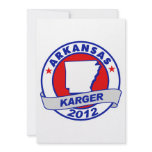 Arkansas Fred Karger Announcements
