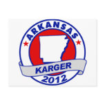 Arkansas Fred Karger Post Card