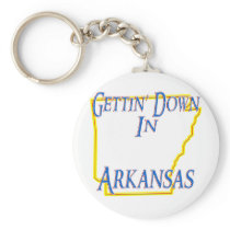 Arkansas - Gettin' Down Key Chain