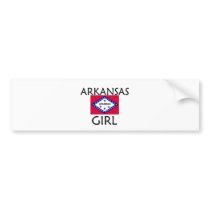 ARKANSAS GIRL BUMPER STICKERS