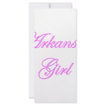 Arkansas Girl rack cards by bartstshirts Arkansas Girl rack cards