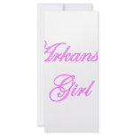 Arkansas Girl Rack Card