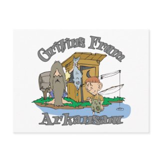Arkansas Hillbilly postcard