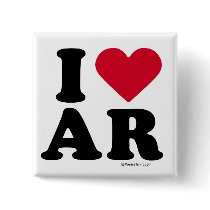 ARKANSAS - I LOVE AR - I LOVE ARKANSAS BUTTONS
