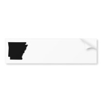 Arkansas in Black Bumper Stickers