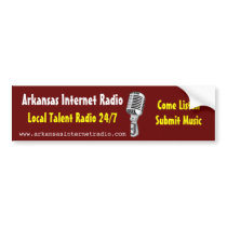 Arkansas Internet Radio - Bumper Sticker