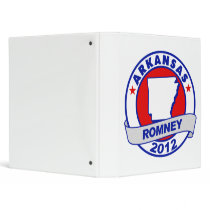 Arkansas Mitt Romney 3 Ring Binders