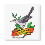 arkansas mockingbird fridge magnets