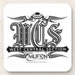 Arkansas Mufon West Central Section tattoo design Drink Coaster