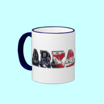 Arkansas Mug by deesbasenjis Arkansas Mug