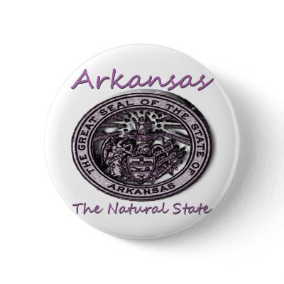Arkansas Natural State Seal Buttons by DesignsbySylvia