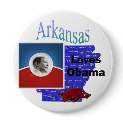 Arkansas Obama pin by BlueCat00
