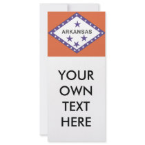 ARKANSAS rack cards by flagshirts ARKANSAS rack cards