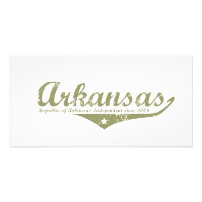 Arkansas Revolution T-shirts Photo Card Template by republicofstates