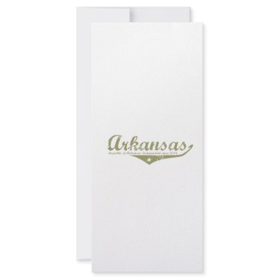 Arkansas Revolution T-shirts Personalized Rack Card by republicofstates