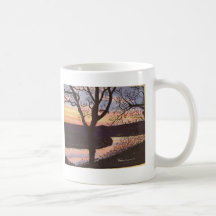 Arkansas River Sunset Painting Mugs