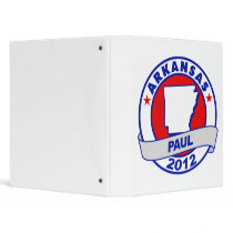 Arkansas Ron Paul 3 Ring Binders