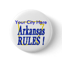Arkansas Rules ! buttons by TShirtDotCom Arkansas Rules ! buttons