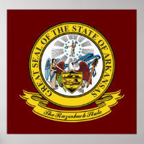 Arkansas Seal Poster
