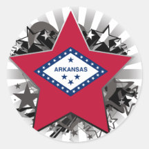 Arkansas Star Stickers