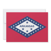 Arkansas State Flag Personalized Invitations