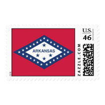 Arkansas State Flag Postage Stamp