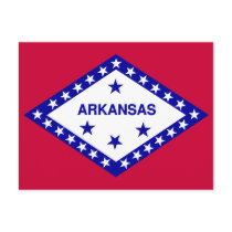 Arkansas State Flag Post Card