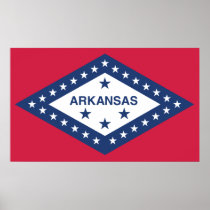 Arkansas State Flag Print