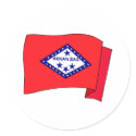 Arkansas State Flag stickers by GeographyTees Arkansas State Flag stickers
