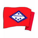 Arkansas State Flag t-shirts by GeographyTees Arkansas State Flag t-shirts