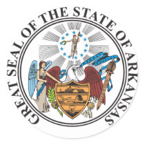 Arkansas state great seal stickers