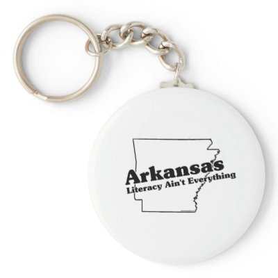 Arkansas State Slogan Keychain