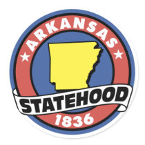 Arkansas Statehood Gifts and Tees stickers