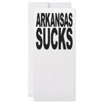 Arkansas Sucks Custom Rack Card