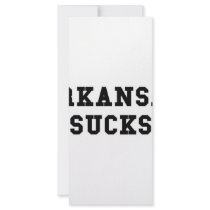 Arkansas Sucks Rack Card