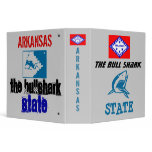ARKANSAS: THE BULL SHARK STATE 3 RING BINDERS