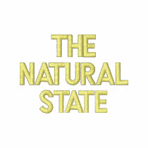 ARKANSAS THE NATURAL STATE embroidered shirts