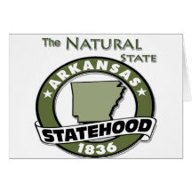 Arkansas The Natural Statehood Cards