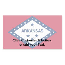 Arkansas, United States Business Card Template
