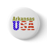 Arkansas USA! Pinback Button